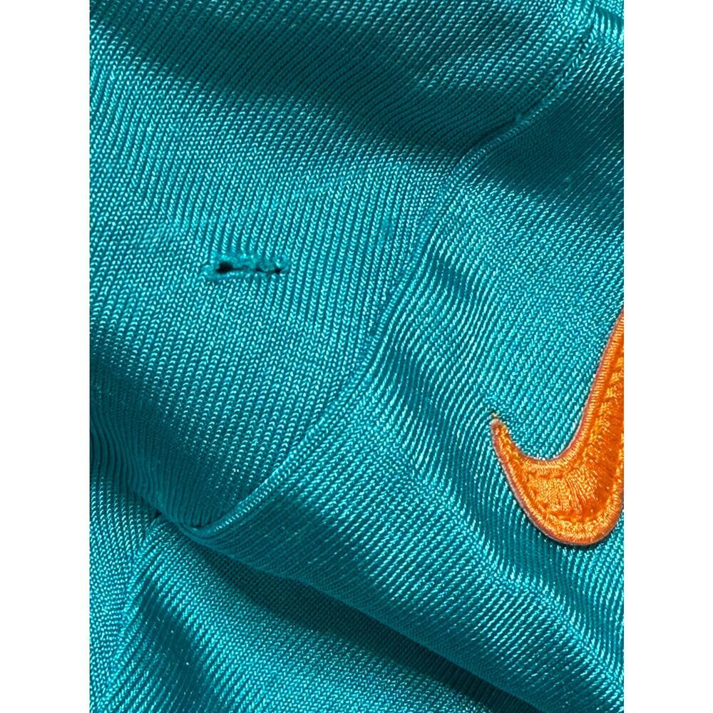 #61 MIAMI DOLPHINS GAME AQUA NIKE PRACTICE JERSEY sz 48 - Picture 7 of 9